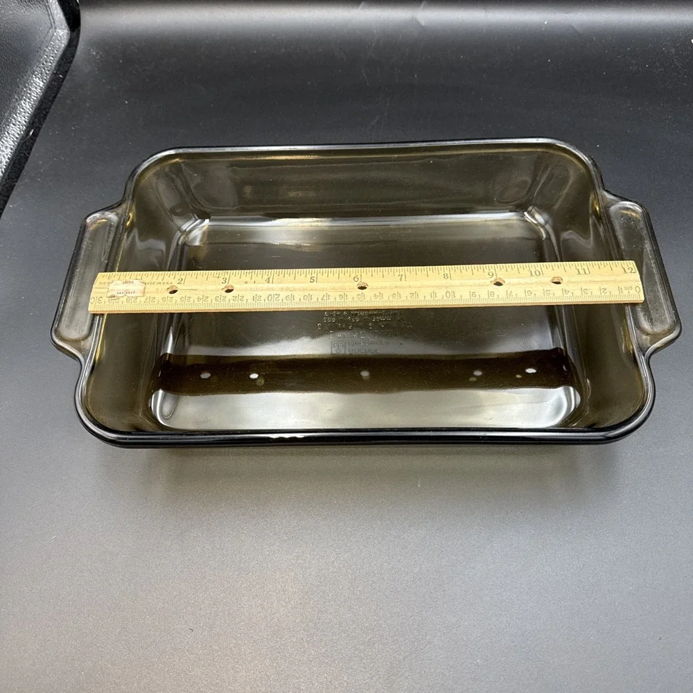 Anchor 2 Qt Amber Rectangular Baking Dish 8 x 11.5 x 2 in. Oven & Microwave Safe